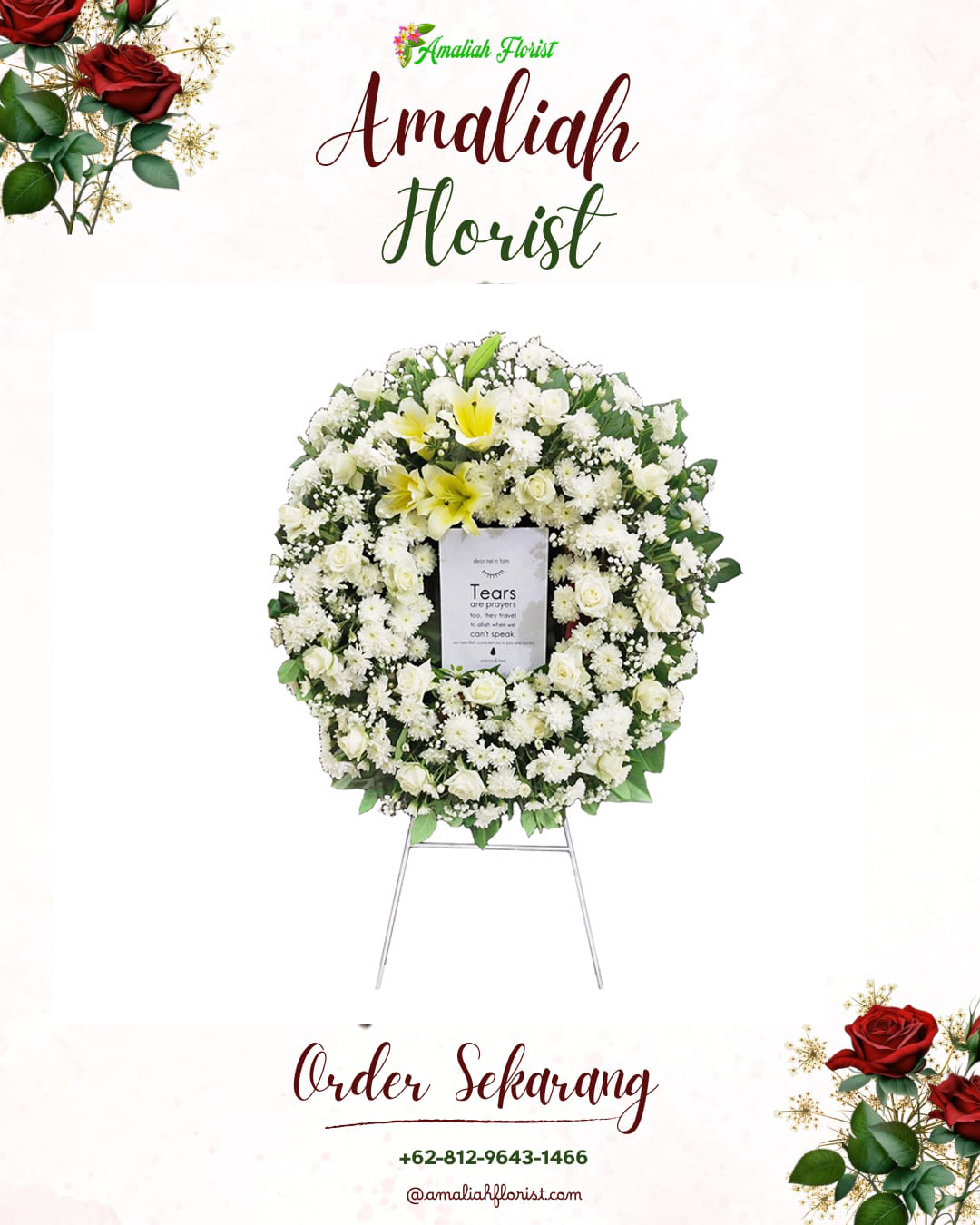 Krans Bunga Duka Tirtajaya