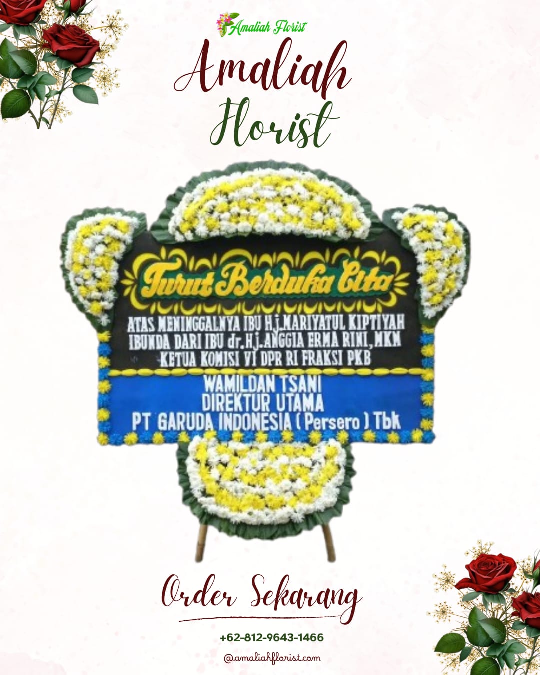 Papan Bunga Duka Tirtajaya